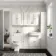Cotton White Wall Hung Cabinet 700x600mm