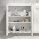 Cotton White Wall Hung Cabinet 700x600mm
