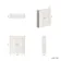 Cotton White Wall Hung Cabinet 700x600mm