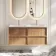 Bora Natural Oak Wall Hung Basin Drawer Vanity 1200mm