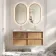 Bora Natural Oak Wall Hung Basin Drawer Vanity 1200mm