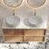 Bora Natural Oak Wall Hung Vanity Drawer with Carrara Marble Top 1200mm - Basin Not Included