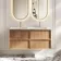 Bora Natural Oak Carrara Marble Wall Hung Vanity Drawer & Undermount Basin 1200mm