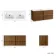 Bora Natural Walnut Wall Hung Basin Drawer Vanity 1200mm