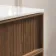 Bora Natural Walnut Carrara Marble Wall Hung Vanity Drawer & Undermount Basin 1200mm