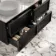 Bora Black Oak Wall Hung Vanity Drawer with Carrara Marble Top 1200mm - Basin Not Included