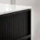 Bora Black Oak Carrara Marble Wall Hung Vanity Drawer & Undermount Basin 1200mm