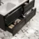 Kos Black Oak Wall Hung Basin Drawer Vanity 1200mm