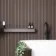 Trepanel Aqua 3D® Waterproof Walnut Brown Wood Effect Slat Panels 3 Pack (Covers 1.39SQM)