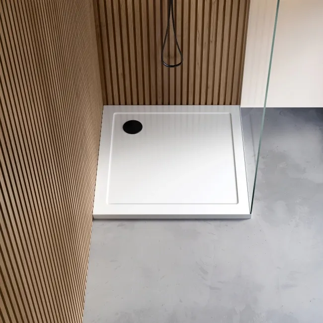 Cairo Square SMC Composite Shower Tray 800x800mm