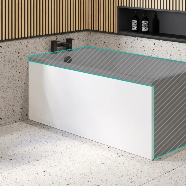 Witney Straight Bath Front Panel 1400mm