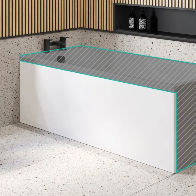Witney & Antigua Straight Bath Front Panel 1500mm