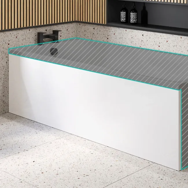 Witney Straight Bath Front Panel 1800mm