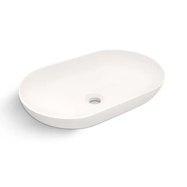 Missouri Matt White Pill Counter Top Stone Basin
