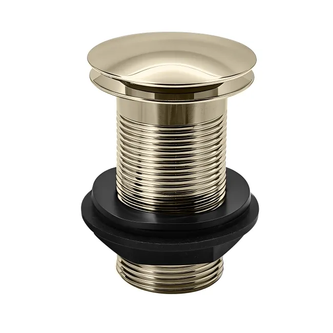 English Gold Click Clack Basin Waste - Unslotted