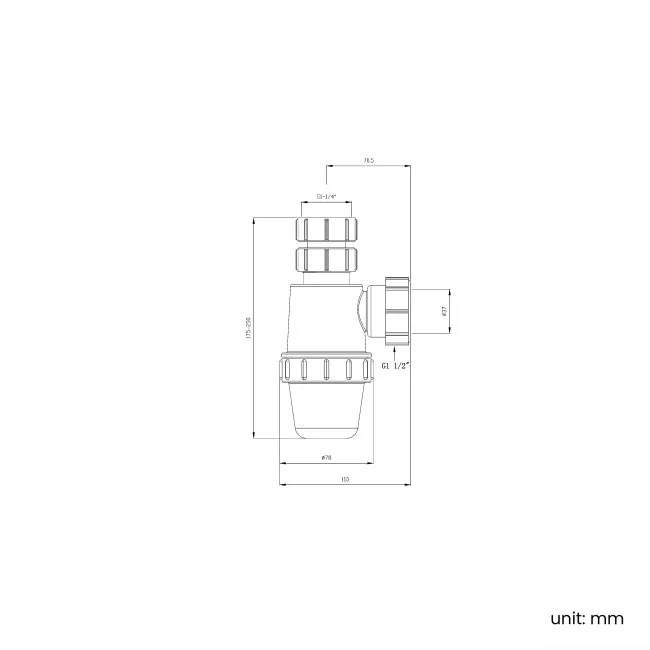 Basin Bottle Trap