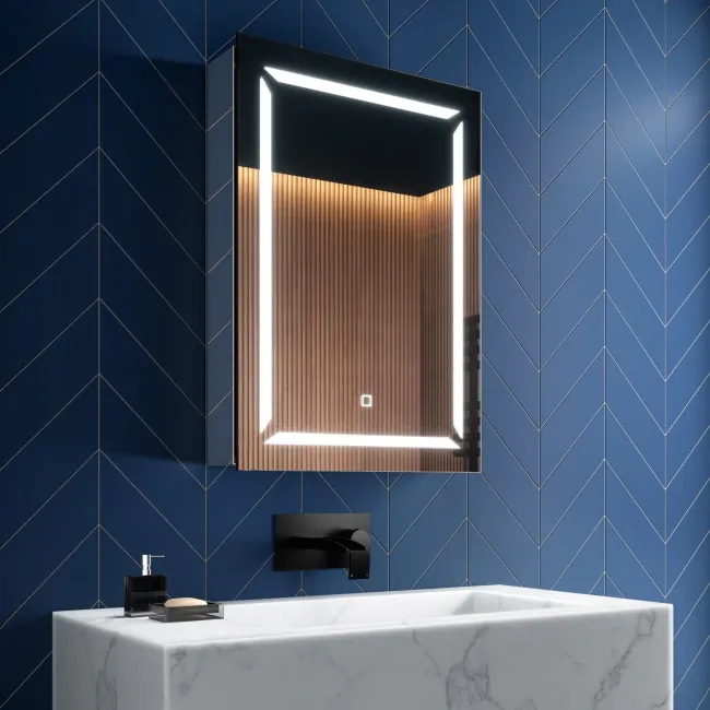 Haisley Illuminated LED Mirror Cabinet 700x500mm