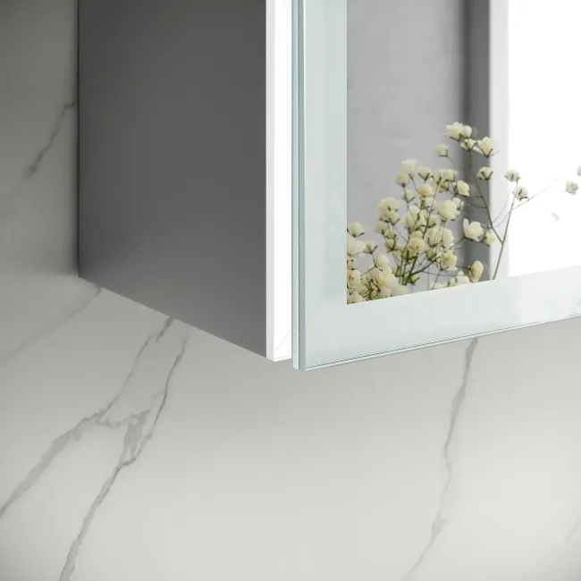Margot Illuminated LED Mirror Cabinet With BLUETOOTH Speaker & USB Port 700x1200mm