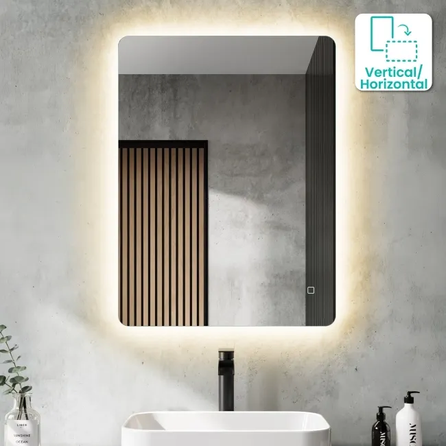 Clara Backlit LED Mirror 800x600mm
