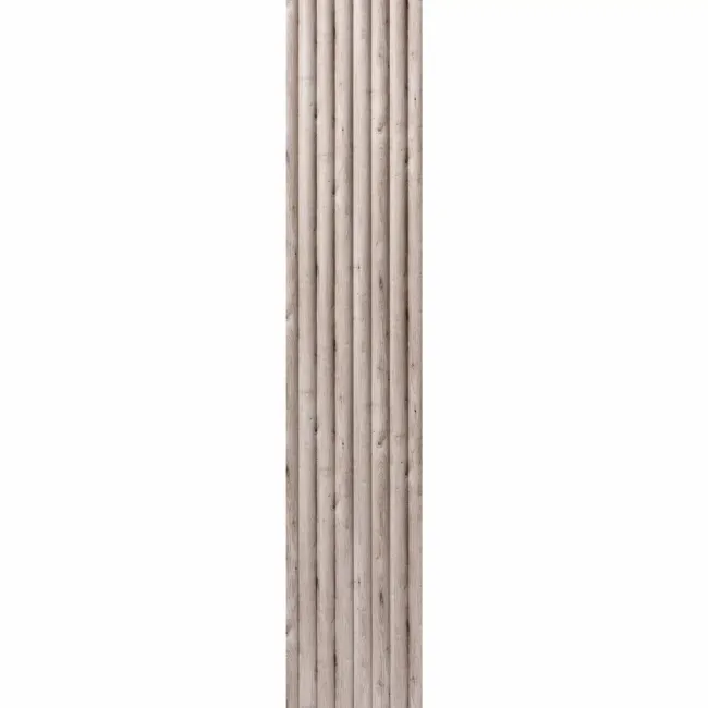 Trepanel Aqua 3D® Waterproof Grey Wood Effect Reeded Wall Panel 3 Pack (Covers 1.80 SQM)