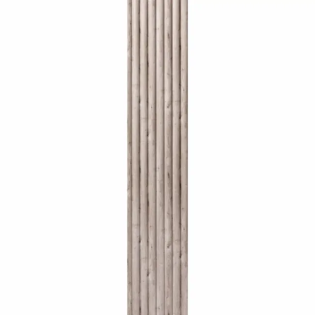Trepanel Aqua 3D® Waterproof Grey Wood Effect Reeded Wall Panel 3 Pack (Covers 1.80 SQM)