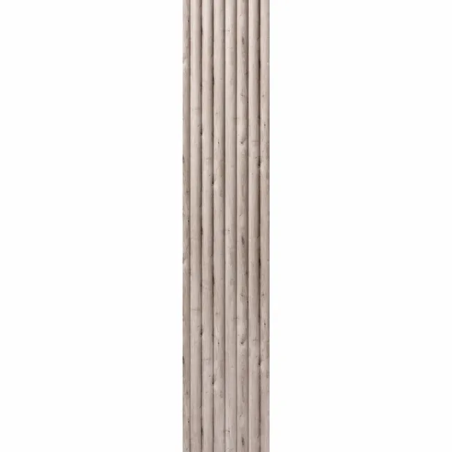 Trepanel Aqua 3D® Waterproof Grey Wood Effect Reeded Wall Panel 3 Pack (Covers 1.80 SQM)