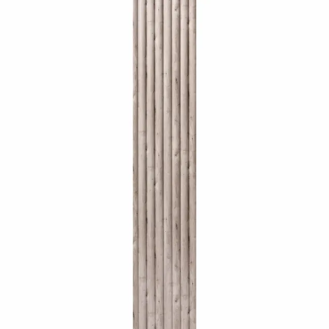 Trepanel Aqua 3D® Waterproof Grey Wood Effect Reeded Wall Panel 3 Pack (Covers 1.80 SQM)