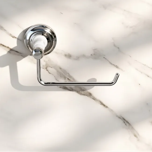 Avoca Traditional Chrome Toilet Roll Holder