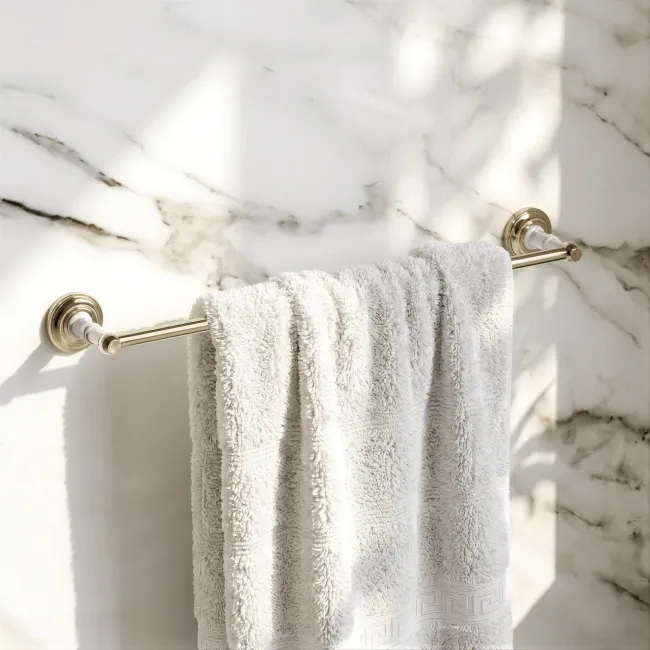 Avoca Traditional English Gold Towel Rail