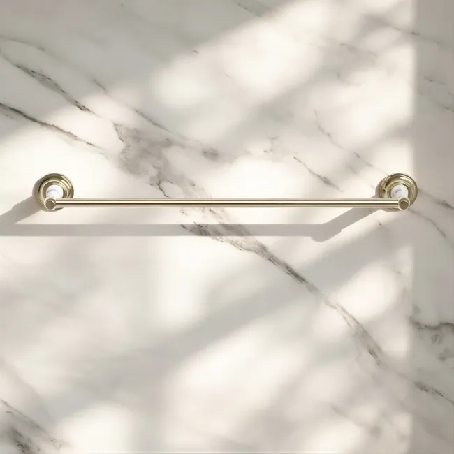 Avoca Traditional English Gold Towel Rail