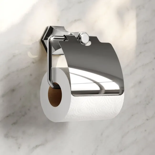 Kenmare Traditional Chrome Toilet Roll Holder