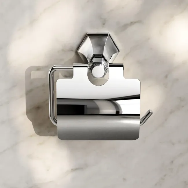 Kenmare Traditional Chrome Toilet Roll Holder