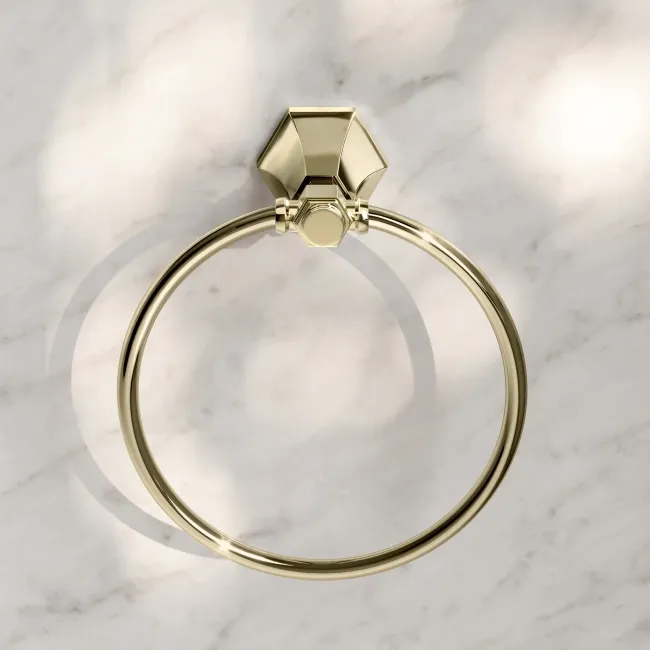 Kenmare Traditional English Gold Towel Ring