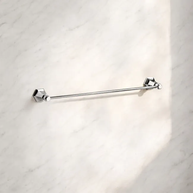 Kenmare Traditional Chrome Towel Rail