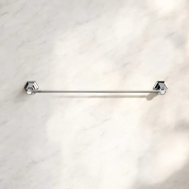 Kenmare Traditional Chrome Towel Rail