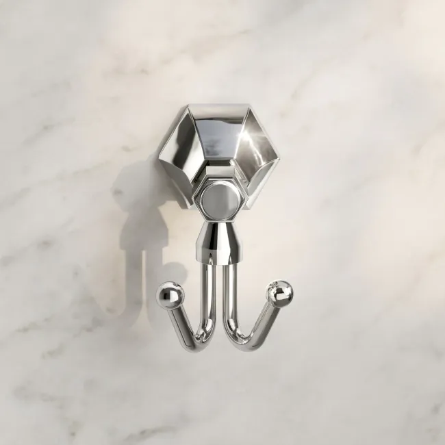 Kenmare Traditional Chrome Robe Hook