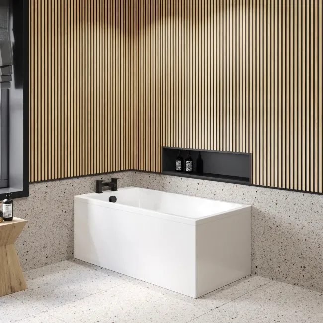 Witney 1400x700 Square Single Ended Bath