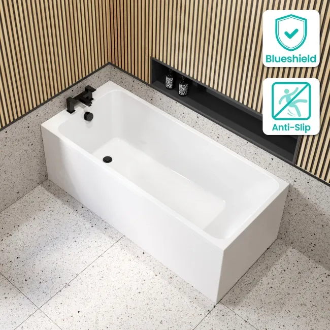 Witney 1500x700 Square Single Ended Bath