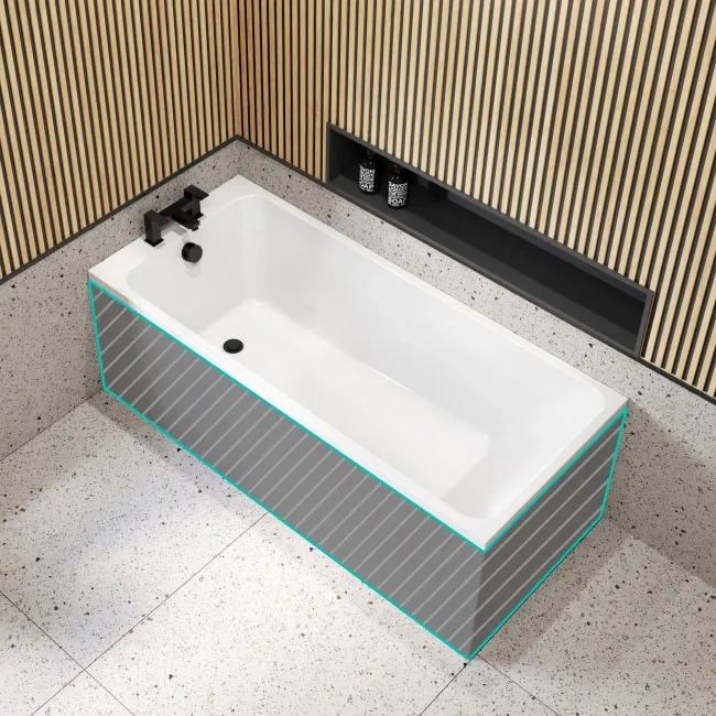 Witney 1500x700 Square Single Ended Bath