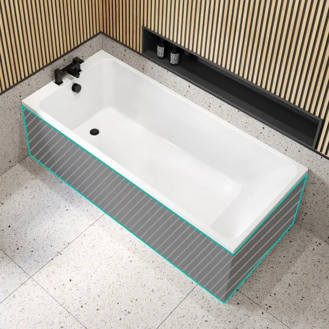 Witney 1800x800 Square Single Ended Bath