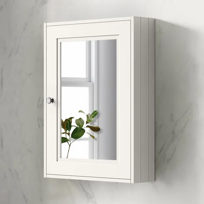 Cotton White Mirror Cabinet 700x500mm
