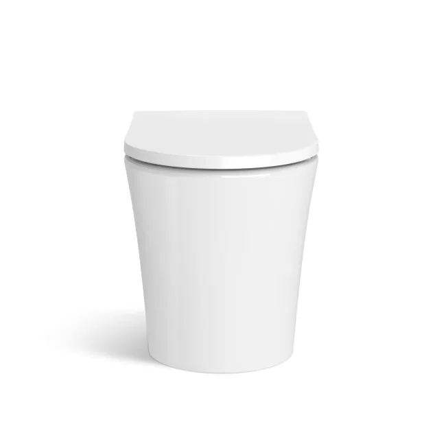 Monaco Cotton White Combination Vanity Basin with Marble Top & Tucson Toilet 1200mm - Brushed Brass Accents