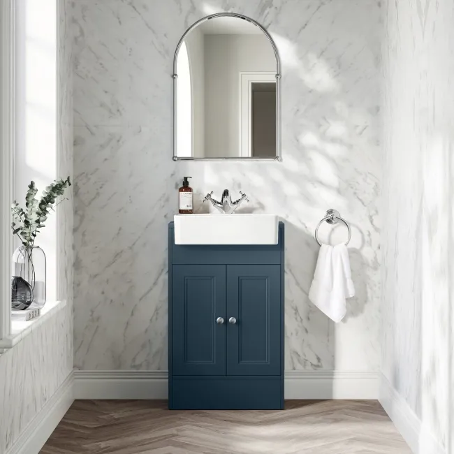 Monaco Navy Blue Basin Vanity 500mm