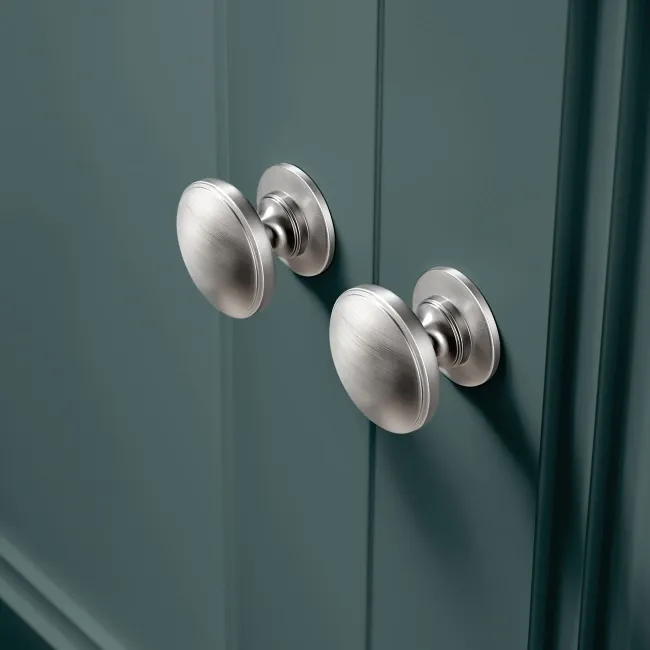 Monaco Mystic Green Basin Vanity and Back To Wall Toilet Unit 1000mm (Excludes Pan & Cistern)