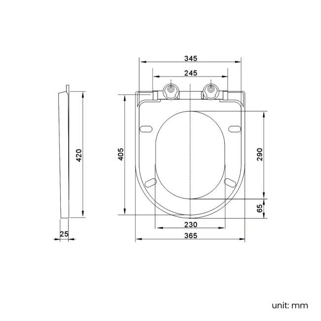 Beverly Rimless Tornado Fully Back To Wall Close Coupled Toilet With Soft Close Seat