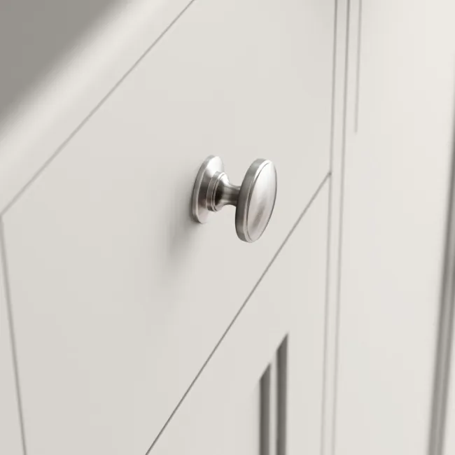 Monaco Cotton White Side Cabinet Unit 300mm