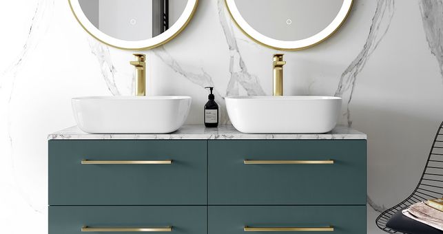 How Much Space Do You Need for a Double Vanity (His & Hers)?