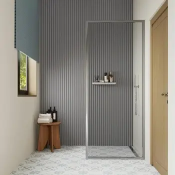 Trepanel Aqua 3D® Waterproof Grey Reeded Wall Panel 3 Pack (Covers 1.80 SQM)