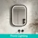 Isabel Matt Black LED Mirror with Front & Back Illumination 700x500mm