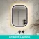 Isabel Matt Black LED Mirror with Front & Back Illumination 700x500mm